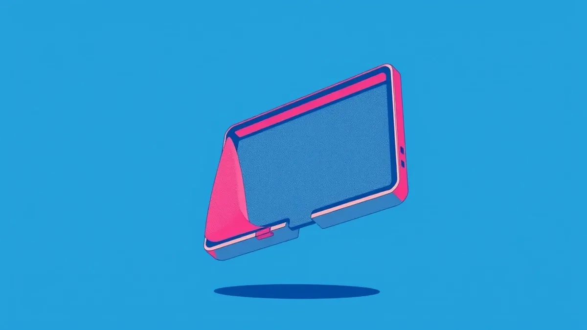 Illustration: A single sleek endpoint device floats in a sterile void with its outer shell peeling back to reveal a hollow, empty interior where the identity layer should be.